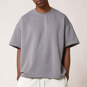 Maglietta in cotone poliestere da uomo con Logo stampato personalizzato da uomo t-Shirt con scollo a forma di t-Shirt da uomo - Product Image 1