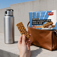Barra Vegana Sustitutiva de Comida a Granel, Alta en Fibra, Integral, Alimento Saludable, Snack Dietético, Gestión de la Salud