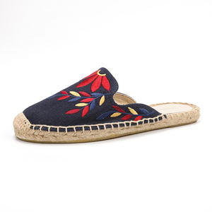 Espadrilles en lin pour femmes Muller, confortables, antidérapantes, sandales pour un usage quotidien, chaussures décontractées pour l'été - Product Image 6