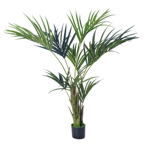 Palmera <span class=keywords><strong>Kentia</strong></span> <span class=keywords><strong>Artificial</strong></span> para Interiores, Arbustos Artificiales Ecológicos Resistentes a los Rayos UV, Tamaño Personalizado, Material de Alambre de Acero de Alta Calidad y PE - Product Image 6