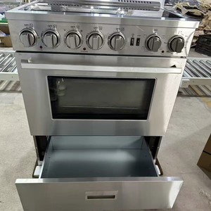 5 Burner Electric Convection <b>Stove</b> Cooktop Oven Integrated Freestanding Range with Stainless Steel 120L Capacity Commercial Use - Product Image 6