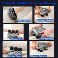 Nouveaux produits masseur corporel à Percussion infrarouge vibrateur électrique puissant muscle profond Six têtes pistolet de Massage Fascia sans fil