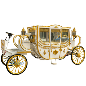 Carruaje de Caballos de Lujo Europeo de Última Generación, Carruaje de Caballos para Bodas, Carruaje de Caballos de 4 Ruedas - Product Image 1