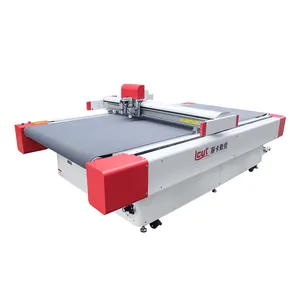 Máquina automática de corte de capas de tela para ropa, Cnc, Digital, cuchillo redondo, estampado de cebra, cortina