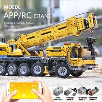 MOULD KING 13107 RC technique 2590 pièces MOC-0853 moteur puissance Mobile grue MK II Construction Crane modèle Construction blocs de Construction briques