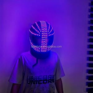 หมวกหุ่นยนต์สำหรับผู้ใหญ่พร้อมไฟ LED - Product Image 6