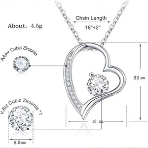 Open Heart Pendant <b>Cross</b> Border Multi Seamless Reliable Supplier Jewelry Grade 316L Non-oxidizing Surface Gift - Product Image 5