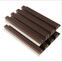 Panneau mural WPC classique européen pour intérieur, composite de poudre de bois, facile à nettoyer, facile à installer, longue durée de vie, imperméable, pour la maison