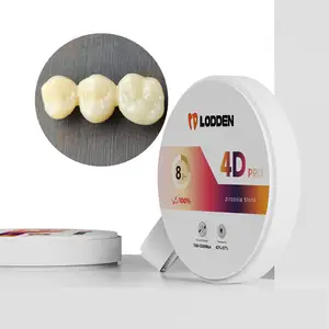 LODDEN зубные циркониевые диски стоматологические материалы 10-30 мм 4DPRO Многослойные циркониевые заготовки