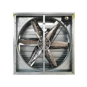 Livestock poultry equipment box jet air poultry extractor axial fan wall mounted