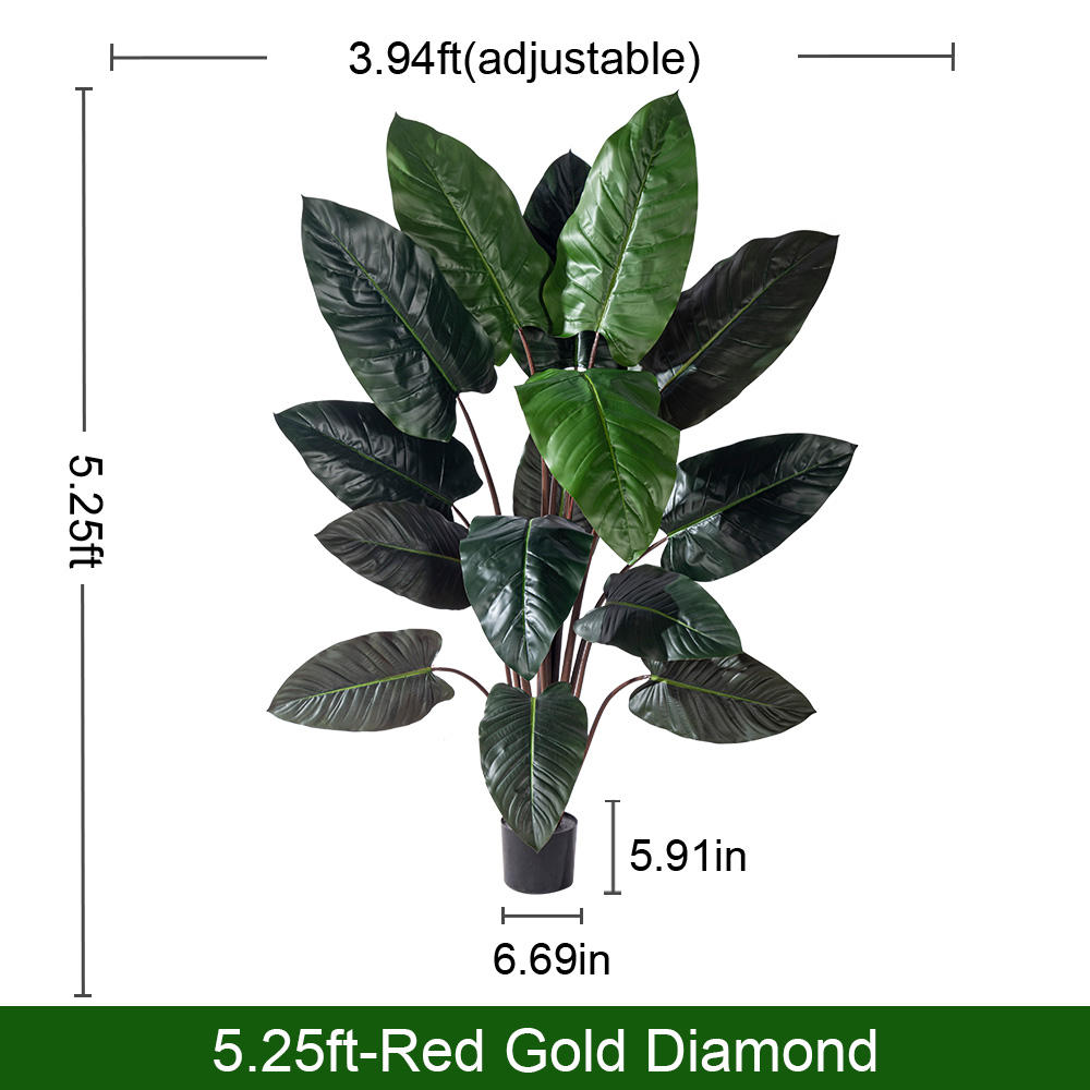 Diamant en or rouge de 5,25 pieds