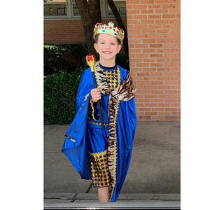 Nouvelle Collection 2026 : Costume de Roi Deluxe pour Enfants – Tenue de Performance et de Jeu de Rôle pour Halloween, Idéal pour Garçons - Product Image 2