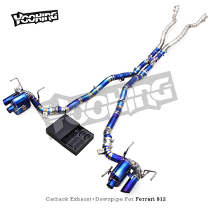 Yooking ระบบท่อไอเสียไทเทเนียมสำหรับ <span class=keywords><strong>V12</strong></span>เฟอร์รารี6.5L 2017-2023ท่อไอเสียไทเทเนียม - Product Image 6