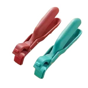 Anti Scalding Dish Tongs Rouge Red Silicone Heat Resistant Kitchen Bowl Clamp For Steaming Pot Clip Non Slip Multi Angle Grip - Product Image 3