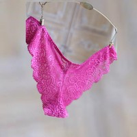 2024 Culotte Femme en Dentelle Transparente Assortie Modèle Séduction à Couleurs Variées