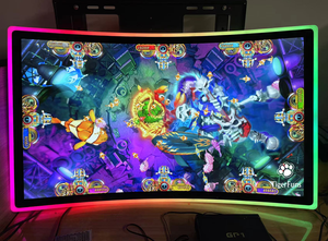 لوحة ألعاب صيد الأسماك الأصلية الشهيرة زومبي أواكن بلس مع شاشة عرض عالية الدقة 86 بوصة باللغة الإنجليزية، موديل لـ 8 لاعبين TF-FB-043 - Product Image 4