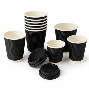 แก้วกระดาษกา<span class=keywords><strong>แฟ</strong></span>ร้อนเคลือบ PE สองชั้น 280 แกรม |   แก้ว<span class=keywords><strong>ชา</strong></span>แบบใช้แล้วทิ้งขนาด 8 ออนซ์ 12 ออนซ์ 16 ออนซ์ เป็นมิตรกับสิ่งแวดล้อม พร้อมฝาปิด สำหรับร้านกา<span class=keywords><strong>แฟ</strong></span> - Product Image 2