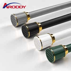 ARODDY <span class=keywords><strong>Tringle</strong></span> à Rideaux Sans Perçage 0,7-1,9m, <span class=keywords><strong>Tringle</strong></span> à Rideaux Métallique Extensible à Tension de Ressort pour Fenêtre, Personnalisable - Product Image 1