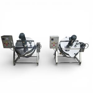 Mélangeur à gaz en acier inoxydable Ace, machine de cuisson, traitement de la viande, bouilloire à double enveloppe chauffante avec moteur, composants principaux - Product Image 2