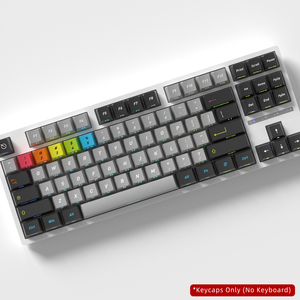 คีย์แคปเกมมิ่งแบบมีไฟ RGB 128 ปุ่ม รุ่น PBT+PC OEM Cherry Height |   การพิมพ์แบบ Dye Sublimation 5 ด้าน ปรับแต่งได้ตามต้องการ ขายส่งจากโรงงานโดยตรง - Product Image 5