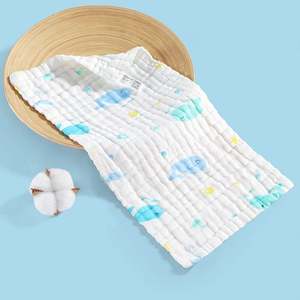 Lingettes pour bébé, serviettes en gaze à six couches, douces et absorbantes, adaptées au bain, au nettoyage du visage, au sport - Product Image 6