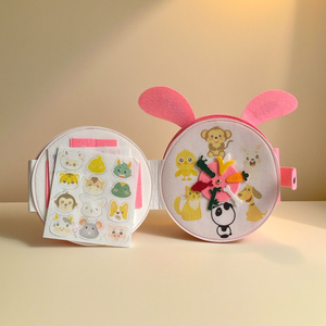 Nouveau sac Design occupé conseil livre enfant en bas âge enfants éducatif Montessori jouets sensoriel autisme pliable feutre occupé conseil pour les tout-petits - Product Image 2