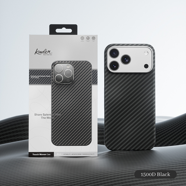 JOYPORODO V-K01 Luxury Aramid Fiber Magnetic Phone Case Ultra-Light Thin Offering Ultimate Tactile Sensation for iPhone Android