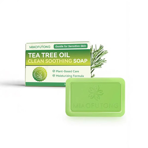 <strong>Best</strong>-selling Smoothing Moisturizing <strong>Antibacterial</strong> Scented Tea Tree Essential Oil Handmade <strong>Bar</strong> <strong>Soap</strong> for Facial Cleaning - Product Image 6