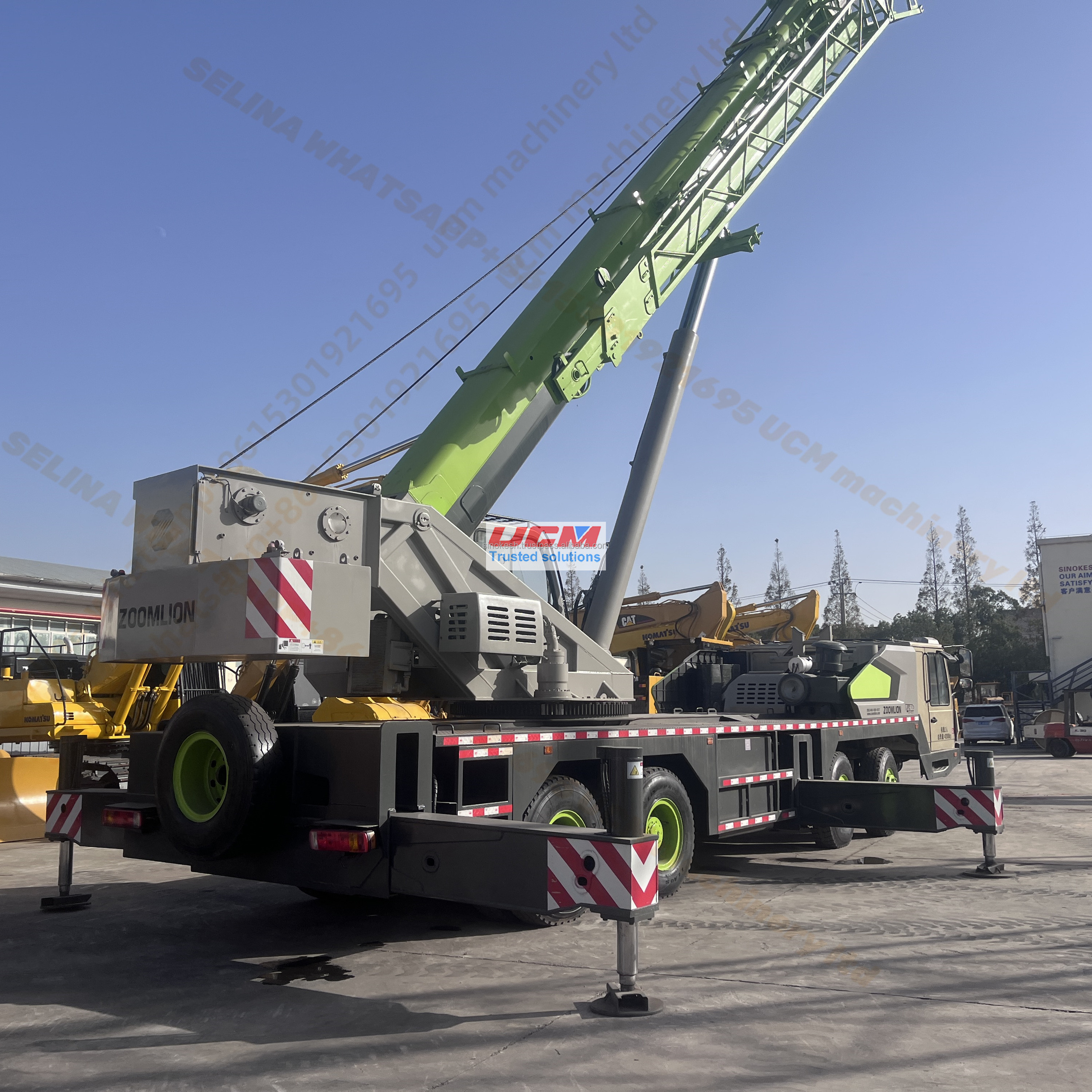 Zoomlion ZLJ5423JQZ55V 55Ton Truck Crane with WP10 Engine Motor