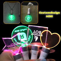 Porte-clés Kpop Lightstick, design personnalisé, mini porte-clés Lightstick, pendentif, cadeaux promotionnels