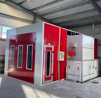Fabrikpreis Bestseller Chent CH-SB-008L 8m 32KW Lackierkabine CE-Zertifiziert Dieselbrenner Elektrische Heizung LED-Beleuchtung 20GP 12