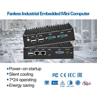 N2930 Mini PC Industrial 4G Wifi 2 LAN 4 USB 2 COM PCI Slot DDR3 para AU US CN Plug 4 USB 2 COM PCI Slot DDR3 para AU US CN Plug