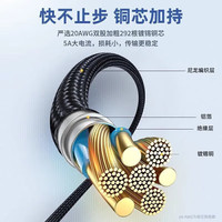 Cable de Carga USB C de 1m 3 pies con Trenzado de Nailon y Ángulo Recto de 90 Grados, Cable de Carga Rápida Tipo C de 2m 6 pies