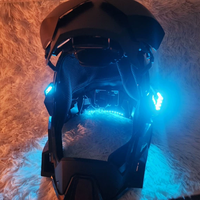 Dispositivo Inteligente Portátil Modelo MK17 Mejorado en 2026, Equipado con Función de Control por Voz, con un Estilo Mecha Moderno