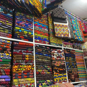 Farbiges Design 100 % reine Baumwolle Material kente original niederländisches Loincloth Wachsdruck afrikanisches Tuch bazin ankara Stoff am Hof - Product Image 2