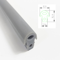 Bande de joint de porte d'armoire à vapeur de riz bande de silicone carrée de type champignon étanche direct d'usine