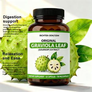 Экстракт листьев гравиола, 60 капсул 1400 мг - Product Image 2