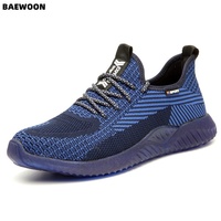Chaussures de sécurité d'été BAEWOON N01 pour hommes, en maille respirante, antidérapantes, anti-écrasement, anti-perforation, légères, tailles 36 à 48, chaussures de travail