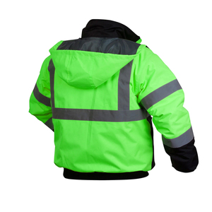 Chaqueta de Seguridad de Alta Visibilidad con Múltiples Bolsillos, Ropa de Trabajo Reflectante para Ingenieros - Product Image 4