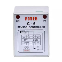 100% Asli FOTEK Pengontrol Sakelar Fotolistrik C-6 110V 220V Pengontrol Sensor