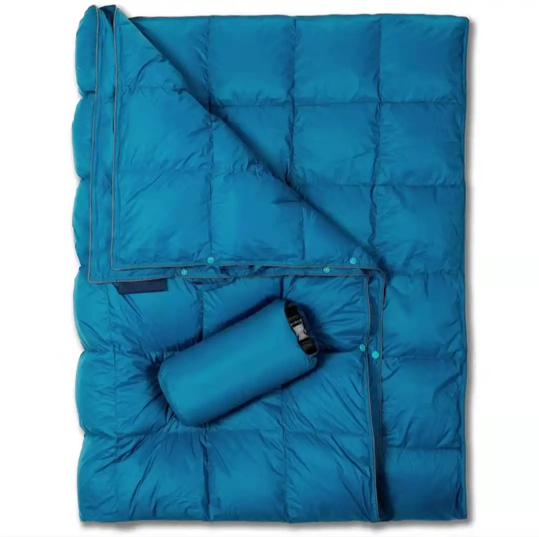 Outdoor Lichtgewicht Packable Down Deken Compact Waterdicht En Warm Camping Deken Voor Wandelen Reizen