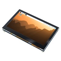 Layar MIPI DSI 4,3 inci dengan Layar Sentuh Kapasitif untuk Bisnis, Raspberry Pi 5/4B/3B+ Baru