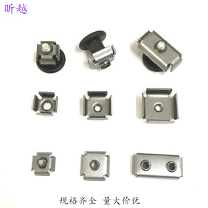 Écrous carrés soudés à filetage interne en tôle épaissie, inserts à filetage métrique, acier Q235 de qualité A pour tôles - Product Image 1