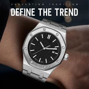 Reloj Mecánico de Buceo de Lujo, 42 mm, Acero Inoxidable 304L, Correa Sólida, Movimiento 8215, Revestimiento de Zafiro, Automático - Product Image 3