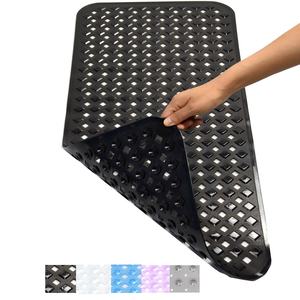 ללא להחליק אמבטיה מזרן ידידותי לסביבה הודעה pvc אנטי להחליק מקלחת מחצלת למזרן עם גביע יניקה - Product Image 2