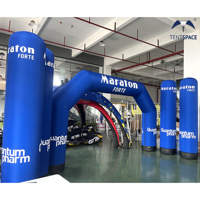 Offre Spéciale Arche Publicitaire Gonflable Sur Mesure pour Événements Sportifs Ligne de Départ Marathon Course Triathlon
