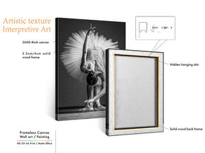 Quadro su Tela Moderno di Lusso con Cuori e Motivo a Pois, Stampa Digitale con Cornice Interna in Legno - Vendita all'Ingrosso - Product Image 6