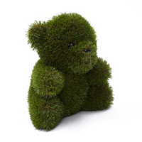Prix d'usine : Arbre topiaire en mousse artificielle et herbe d'ours, plantes topiaires en forme d'animaux réalistes pour la décoration paysagère extérieure de jardin