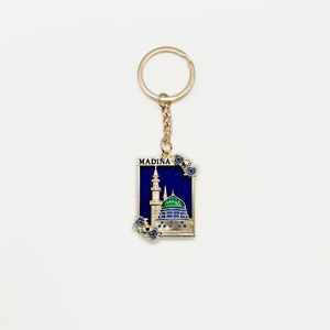 Cadeaux du Ramadan, style ethnique, petit porte-clés en forme de <span class=keywords><strong>maison</strong></span>, pendentif plaqué or, article de <span class=keywords><strong>d</strong></span>écoration, souvenir de voyage, vente directe des fabricants - Product Image 2