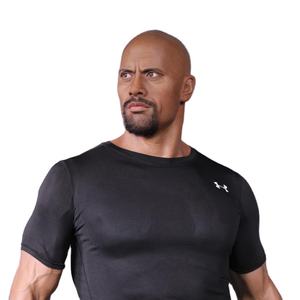 EH01 현실적인 할리우드 근육 남자 연예인 실물 크기 왁스 동상 - Product Image 1